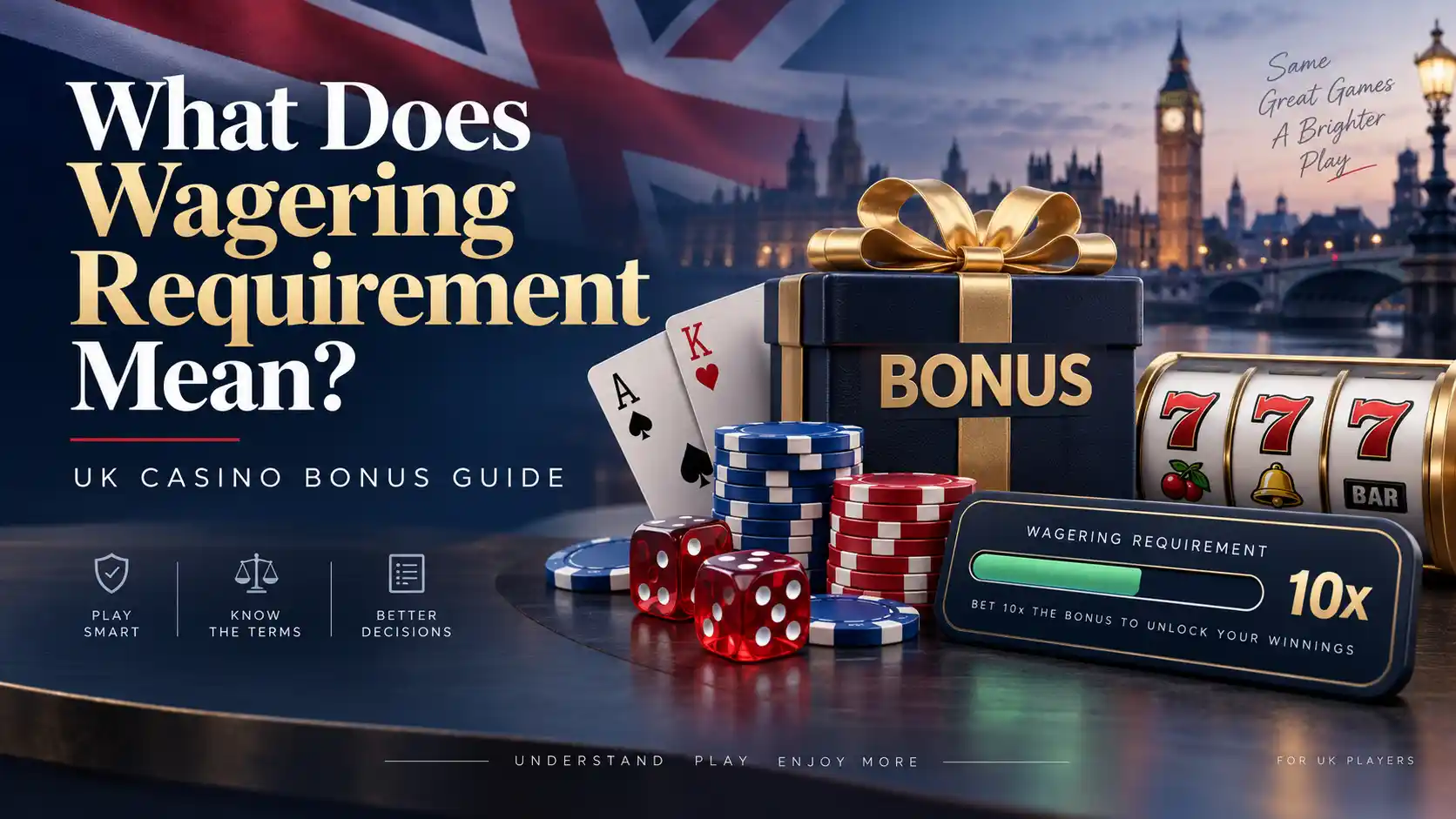 What Does Wagering Requirement Mean? UK Casino Bonus Guide